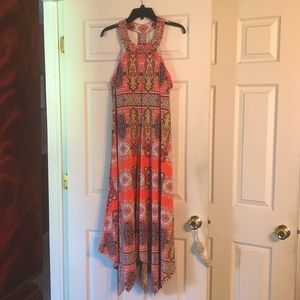 Dress. Summer handkerchief bottom